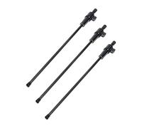 Reinscer 3 piezas de fibra de carbono negra Cello Endpin 3/4 y 4/4 piezas de violonchelo