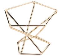 Reinscer 3 unidades Geométrico Aire Plantas Holder Aviones Estante Metal Plantas Estantes Plantas Estantes Himmeli Tillandsia Contenedores