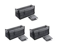 Reinscer 3 x reflex resistente a los golpes Insertar Organizador Case Partition Divider protectora (Negro+), Negro y Gris., Negro y gris., Negro y gris.