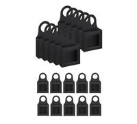 Reinscer 30 cajas de regalo para botellas de vino, caja de regalo, caja de regalo, caja de charcutería, caja de jabón, caja para regalos, color negro, 9 x 9 x 3 cm