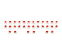 Reinscer 30 unidades de plástico para teclado con interruptor mecánico MX RGB de 3 , color rojo cereza