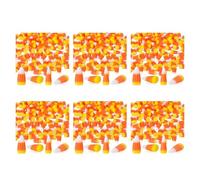 Reinscer 300 piezas Halloween - maíz dulce de resina, maíz dulce 3D, adornos de maíz de otoño