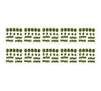 Reinscer 300 unidades de 3 tamaños, faldas artificiales de decorativas, bolas de verde, para arreglos florales, invitados y manualidades