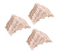 Reinscer 30PCS Floral Tallado Decal Corner Applique Decoración Figuras De Madera Gabinete