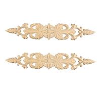 Reinscer 33 cm x 6 cm Pegatinas Talladas Rayas Esquina Apliques Muebles Figuras Tallado en Madera