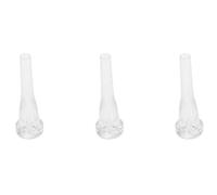 Reinscer 3X ABS trompeta boquilla 3C tamaño para principiantes trompeta accesorios piezas o dispositivo de entrenamiento de dedos,