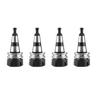 Reinscer 4 alicates de compensación ISO30 ER32 50L alicates de compensación de tensión, forraje giratorio G2.5, soporte para herramientas CNC con acero inoxidable de 30000 rpm