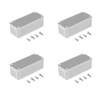 Reinscer 4 cajas de aluminio fundido a presión, instrumento 1590 A, efectos de guitarra, aluminio, para piezas y accesorios