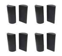 Reinscer 4 pares de rodillo de espuma semicircular de 30 cm para yoga, pilates, deportes, equipo de fitness, equilibrio, yoga, bloques