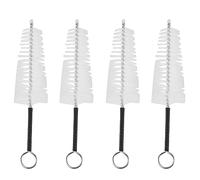 Reinscer 4 piezas universal cepillo de limpieza de nailon para trombón, trompeta, cuerno francés, instrumento de viento