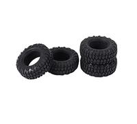 Reinscer 4 unidades 48 mm 1.0 neumáticos de goma suave para 1/24 RC Crawler Auto SCX24 90081 AXI00002 piezas de actualización