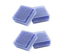 Reinscer 4 Unidades Azul Muestra Gel de Sílice Desecante Humedad Para Absorber Caja Reutilizable