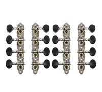 Reinscer 4 x 4L4R mandolinas de afinación de maquinaria de vórtice, cabezales de cuerda, esmerillón para 8 cuerdas, mandolina, instrumentos, accesorios