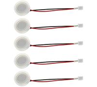 Reinscer 5 unidades 20 mm 1,7 MHz máquina de niebla ultrasónica Fogger discos de cerámica con alambre y junta anillo humidificador aire accesorios