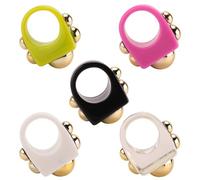 Reinscer 5 unidades Y2K estilo Chunky Retro Resina Acrílico Anillo de Plástico Anillos Niños Anillo Candy Anillo de dedo para Mujeres, Resina+acrílico