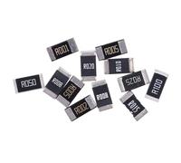 Reinscer 50 piezas aleación resistencia 2512 smd kit de muestra de resistencia, 10 tipos x 5 piezas = 50 piezas R001 R002 R005 R008 R010 R015 R020 R025 R050 R100