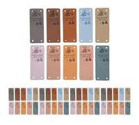 Reinscer 50 unidades de etiquetas hechas a mano para etiquetas hechas a mano con amor etiqueta de para ropa, regalos, accesorios de costura
