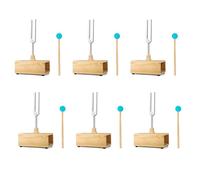Reinscer 6 diapasones de 528 Hz, caja de resonancia, para terapia de sonido, yoga, meditación y relajación