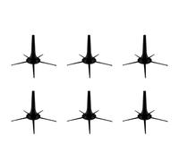 Reinscer 6 soportes para trompetas portátiles de metal plegable con 5 patas para trompetas
