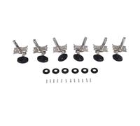 Reinscer 6 StüCk 3R3L Guitarras Sintonizadores Abiertos Mecánicos Acústicos Folk Guitarras Voces Remolino Sintonizador Partes