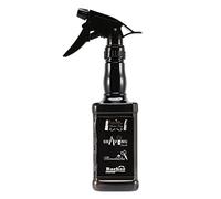 Reinscer 650 Ml Peluquería Botella de Salón Peluquería Herramientas de Corte de Pelo Rociador de Agua Negro