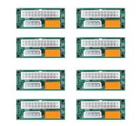Reinscer 8 Pack Dual PSU adaptador de alimentación múltiple potencia, Add2Psu ATX 24 Pin a Molex 4Pin Conector para BTC Miner