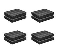 Reinscer 8 placas de espuma de polietileno de 16 x 12 x 2 pulgadas, acolchado de espuma gruesa, insertos de espuma para manualidades, almohadillas de espuma de polietileno
