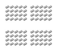 Reinscer 80 unidades de 24 mm x 11 mm x 10 mm consolas batidoras deslizantes reguladores fader perillas para potenciómetro botón gris marca negra