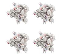 Reinscer 80 unidades llavero llavero colgante Haenge diente forma Suesses Dental regalo