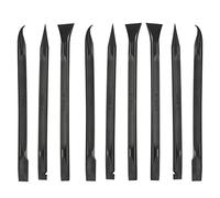 Reinscer 9 StüCke rascador de plástico herramienta rascador de plástico libre rascador de limpieza pluma en forma de rascador herramienta multiusos etiquetas raspador