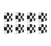 Reinscer 96 placas de espuma acústicas, cuñas acústicas, insonorización, para estudio, techo, juego, 2,5 x 30 x 30 cm