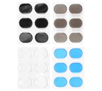 Reinscer Almohadillas de silicona para amortiguador de tambor de 24 piezas, almohadillas de gel para controlar el sonido de la batería
