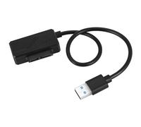 Reinscer Cable adaptador USB 2.0 a Mini SATA II 7 + 6 de 13 para ordenador portátil Cd/DVD Slimline Drive