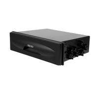 Reinscer Caja de Almacenamiento Universal para AutomóVil -38 Kit de Bolsillo de InstalacióN de Radio de Tablero de una Sola Capa AutomáTica de una Sola Capa 177X50X120Mm