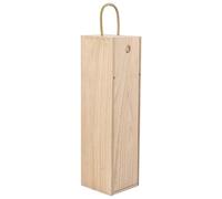 Reinscer Caja de embalaje de botella de vino rojo para flauta de campaña regalo especial embalaje almacenamiento para vino puede logotipo caja de embalaje de regalo