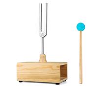Reinscer Caja de resonancia de diapasón de chakras para terapia de sonido, yoga, meditación y relajación