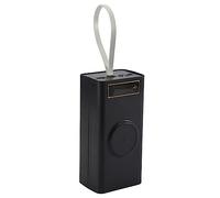 Reinscer Carcasa de batería 21X18650 Uso de caja de banco de energía sin soldadura - con luz 18650 caja de carga de batería desmontable portátil DIY