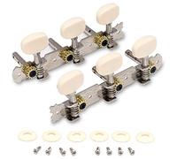 Reinscer Clavijas de afinación para guitarra clásica, 3 L, color dorado