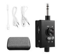 Reinscer Consola mezcladora de DJ, adaptador de transmisión en directo, dispositivos de salida para smartphones, portátiles, PC, etc. para conversaciones, karaoke, grabaciones