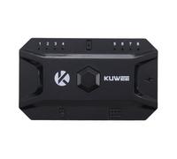 Reinscer Convertidor USB de teclado y ratón, teclado y ratón con cable a adaptador de concentrador inalámbrico, soporta 8 dispositivos para tableta, ordenador portátil, dispositivo móvil