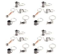 Reinscer - de manipulación de café (20 unidades, soporte para filtro de espresso para llaveros de Moka, accesorio de café portátil, regalo