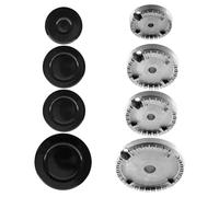 Reinscer de Quemador Universal, Tapa de Llama, Horno, Cocina, Encimera de Gas para, Tapa de Quemador de Llama, Que Se Adapta A Todos los TamañOs CóNcavos