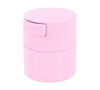 Reinscer Depósito de pestañas de almacenamiento para pestañas, soporte adhesivo de cristal, caja sellada, 4 celdas, color rosa