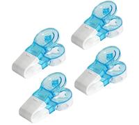 Reinscer Eliminador de píldoras portátil de 4 piezas, dispensador de píldoras sin contacto, herramienta fácil de quitar, dispensador de medicamentos duradero, fácil instalación