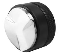 Reinscer Espresso 304 Acero Inoxidable Café Distribuidor Nivellier Herramienta de Manipulación Café con Puntas Anguladas 49 mm
