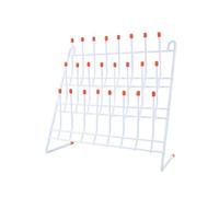Reinscer Estante de secado de laboratorio, 24 , de vidrio de laboratorio, estante de secado de cristal de alambre, soporte de pared o estante de secado independiente