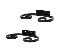 Reinscer Estantería de 2 piezas para copas de vino para montaje en pared, soporte para copas de vino, soporte de metal para copas de vino, estante debajo del armario