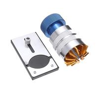 Reinscer Extractor de cristal de plástico para relojes con base para levantar la carcasa delantera, quitar el cristal del reloj., azul