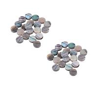 Reinscer Gruene Abalone Inlay Dots 6mm Guitarra Ukelele Banjo (40 piezas)