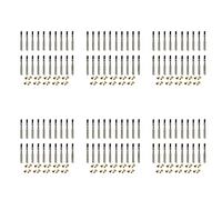 Reinscer Juego de 120 clavos con 120 remaches para arpa de lira, arpa, arpa pequeña, instrumentos musicales